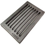 Grille � cendres pour po�les � chemin�e kaskade ii de oranier - fonte - dimensions d'encastrement parfaitement ...