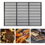 Grille de coussin universelle gril barbecue - 54 x 34 cm grillage bbq grille �maill�e rectangle pour ...