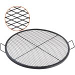 Mophorn - vevor grille de cuisson 91 cm de diametre grille de barbecue ronde en acier capacite de charge ...