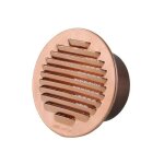 Grille d'a�ration en cuivre 8 cm, encastrable