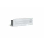Grille de dcompression  lamelles blanc - 195 x 60 mm