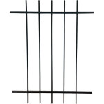 Dms - grille de defense distri pour fenetre h= 125 cm x l= 80 cm (cte tableau)