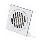 Grille douche anti cheveux siphon de sol en acier inoxydable Épais drain de douche carré anti - odeur ... Grille douche anti cheveux siphon de sol en acier inoxydable Épais drain de douche carré anti - odeur ...