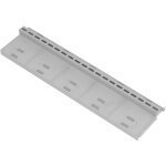 Grille � fente pour caniveau pvc - hauteur 20 mm - 130 x 500 mm - first plast