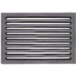 Grille en fonte 20x30 cm pour ventilation pour poeles chemine'es barbecue socle support bois