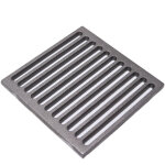 Grille en fonte 23, 5 x 23, 5 x 1 cm pour chemine, pole, barbecue, fond pour cendres