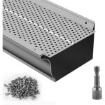 Mophorn - vevor grille de protection gouttiere 152 mm pare - feuilles pour gouttieres aluminium 26pcs ...