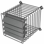 Ubbink - grille de protection terminal horizontal avec d�flecteur inox 80 / 125 et 60 / 100 200201