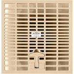 Jardibric - grille de regard 18, 5 x 18, 5 cm ? pour regard 20 x 20 cm ? rsistance et vacuation optimise ...