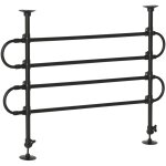 Grille de s�paration pour chien - pawhut - r�glable largeur: 87 - 135 cm hauteur: 60 - 105 cm - usage ...