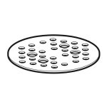 Grille d'urinoir geberit pour 236400 et 236450