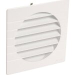 Nicoll ? grille a�ration vmc ext�rieure � 160 mm ? r�sine renforc�e u. v. ? pour fa�ades ? compatible ...