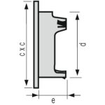 Nicoll - grilles de ventilation extrieures - spciale faade - getm pour tubes pvc et gaines -  100 ...