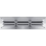 Grille de ventilation � persiennes - aluminium anodis� 240 x 70 mm