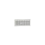 Nicoll ? grille d'a�ration rectangulaire avec moustiquaire 200 cm� ? installation � vis ou colle ? pour ...