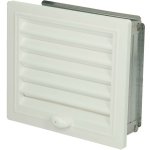 Grille de ventilation upmann ajustable cadre montage 150 x 150 mm