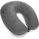Gris), coussin de nuque premium - coussin de nuque agr�ablement soutenu pour le voyage - oreiller de ...