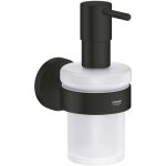 Grohe - quickfix start - distributeur de savon avec support, verre / noir mat 411952430