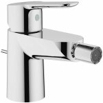 Mitigeur de bidet avec vidage ? laiton chrom� ? levier m�tallique ergonomique ? technologie grohe water ...