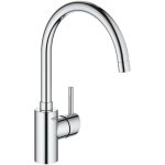 Mitigeur d'�vier monocommande bec haut ? finition chrome �clatant ? cartouche c�ramique grohe silkmove ...