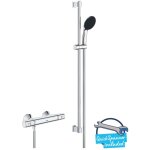 Grohe - dmarrage de prcision quickfix - set de douche avec mitigeur thermostatique, chrome 34854001 ...
