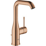 Grohe ? mitigeur monocommande lavabo taille l ? finition m�tal warm sunset ? cartouche c�ramique 28 mm ...