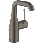 Grohe - essence mitigeur monocommande taille m avec tirette et vidage, cartouche en céramique, hard graphite ... Grohe - essence mitigeur monocommande taille m avec tirette et vidage, cartouche en céramique, hard graphite ...