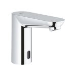 Grohe - euroeco cosmopolitan e robinet de lavabo infrarouge sans mitigeur avec batterie longlife 6v chrome ...