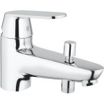 Mitigeur de baignoire monotrou chrome ? levier m�tallique ? cartouche c�ramique grohe silkmove 46 mm ...