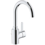 Grohe ? mitigeur monocommande lavabo finition m�tal ? bec haut pivotant ? robinet basse pression ? 32830000 ...