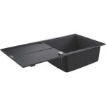 Grohe Éviers - Évier composite k400 avec garniture de vidage automatique, 100x50 cm, noir granite 31641ap0 ... Grohe Éviers - Évier composite k400 avec garniture de vidage automatique, 100x50 cm, noir granite 31641ap0 ...