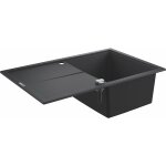 Grohe Éviers - Évier composite k400 avec garniture de vidage automatique, 78x50 cm, noir granite 31639ap0 ... Grohe Éviers - Évier composite k400 avec garniture de vidage automatique, 78x50 cm, noir granite 31639ap0 ...