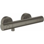 Grohe - grohtherm 1000 cosmopolitan - mitigeur thermostatique de douche, graphite fonc� bross� 34065al2 ...