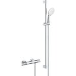 Grohe grohtherm 1000 performance ensemble de douche - robinet de douche thermostatique - avec rosaces ...