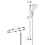 Grohe - grohtherm 1000 set de douche avec mitigeur thermostatique douche 1 / 2', chrome (g34822004) Grohe - grohtherm 1000 set de douche avec mitigeur thermostatique douche 1 / 2', chrome (g34822004)