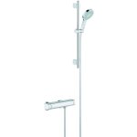 Grohe - grohtherm 2000 - mitigeur thermostatique de douche avec colonne de douche de 600 mm, chrome 34281001 ...
