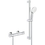 Grohe - grohtherm 800 set mitigeur thermostatique douche 1 / 2' + douchette 2 jets + barre de douche ...