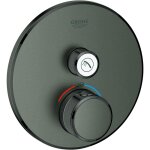 Grohe - grohtherm smartcontrol - mitigeur thermostatique encastré de douche avec 1 sortie, hard graphite ... Grohe - grohtherm smartcontrol - mitigeur thermostatique encastré de douche avec 1 sortie, hard graphite ...
