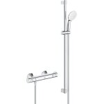 Grohe - kit de douche avec thermostat grohtherm 800 avec barre de douche de 900 mm, pomme de douche à ... Grohe - kit de douche avec thermostat grohtherm 800 avec barre de douche de 900 mm, pomme de douche à ...