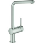 Minta mitigeur monocommand� pour �vier, bec en l, 31375dc0 - grohe