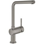 Grohe ? mitigeur monocommand� pour �vier ? bec en l ? cartouche c�ramique 46 mm ? d�bit 11, 5 l / min ...