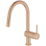 Grohe minta mitigeur monocommand pour vier, bec en c, avec