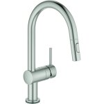Grohe - mintatouch - mitigeur d'�vier �lectronique avec douchette extractible, supersteel 31358dc2
