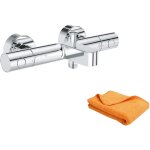 Mitigeur de bain douche thermostatique grohe quickfix precision get + microfibre