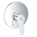 Mitigeur de douche encastre' grohe bauedge en laiton chrome', rosace 163 mm avec limiteur de de'bit re'glable, ... Mitigeur de douche encastre' grohe bauedge en laiton chrome', rosace 163 mm avec limiteur de de'bit re'glable, ...