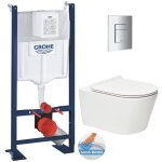 Grohe - pack wc b�ti autoportant + wc sans bride sat brevis + abattant ultra - fin softclose + plaque ...