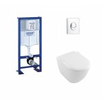 Grohe - pack wc rapid sl + cuvette subway 2. 0 villeroy + plaque chromée Grohe - pack wc rapid sl + cuvette subway 2. 0 villeroy + plaque chromée