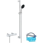 Grohe - precision get - set de douche avec mitigeur thermostatique, chrome 34857000