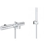 Grohe ? mitigeur thermostatique bain / douche 34770000cubestick ? chrome ? t�te c�ramique 1 / 2 ? technologie ...