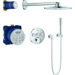 Grohe - smartcontrol perfect - set de douche avec mitigeur encastr, 31 cm, chrome 34709000